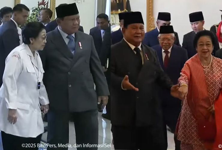 Pernah Terjadi 2025, Momen Prabowo Megawati Bergandengan Kembali Terulang 2026