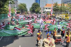 Ratusan Massa Surat Ijo Padati Balai Kota Surabaya, Sejumlah Jalan Macet