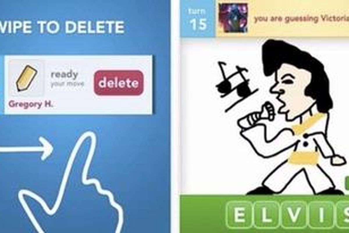 Screenshoot game Draw Something
