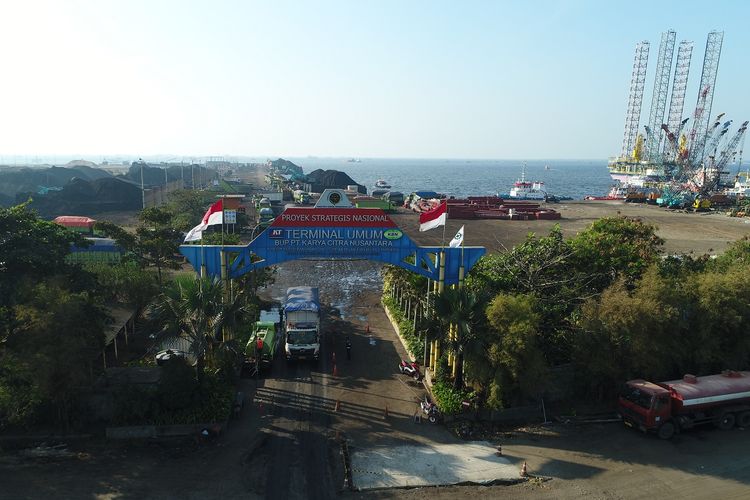 Pelabuhan Marunda di Jakarta Utara merupakan salah satu proyek strategis nasional di sektor infrastruktur kepelabuhan.