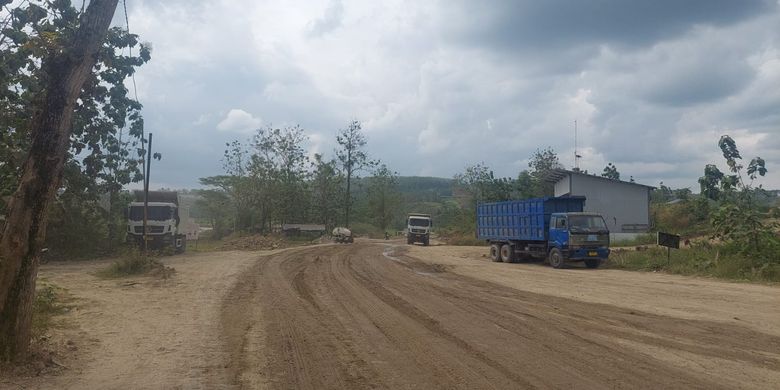 Suasana Dusun Kedungglatik yang sepi karena terkena dampak pembangunan Bendungan Jragung, Kamis (4/7/2024).