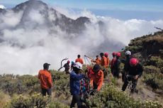 2 Pendaki Jatuh di Gunung Rinjani di Waktu Berdekatan, Seorang Sudah Ditemukan