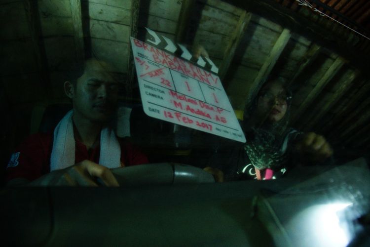 Salah satu adegan filam film bertajuk Babaran yang diproduksi Brankas Film SMA Negeri 2 Purbalingga.