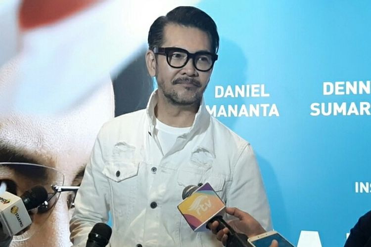 Aktor Ferry Salim saat ditemui dalam press screening film A Man Called Ahok di kawasan Epicentrum, Kuningan, Jakarta Selatan, Senin (5/11/2018).