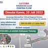 Ada Perubahan Jalur Contra Flow di Tol Jakarta-Tangerang