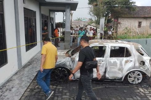 Polisi Duga Mobil di Posko Caleg di Cianjur Sengaja Dibakar