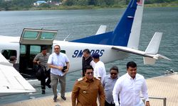 Uji Coba Pesawat Amfibi di Danau Toba, Bobby Harap Dongkrak Wisata dan Layanan Publik