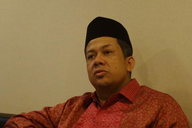 Wakil Ketua DPR RI Fahri Hamzah di Kompleks Parlemen, Senayan, Jakarta, Selasa (14/3/2017).