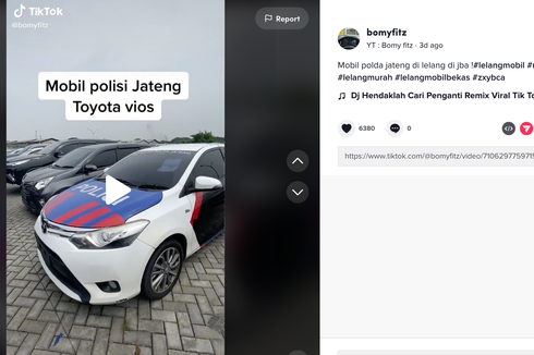 Viral, Video Mobil PJR Polisi Jateng Dilelang Rp 125 Juta