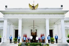 Reshuffle, Foto Rel di Medsos Jokowi, dan Makna Jaket Biru 6 Menteri Baru...