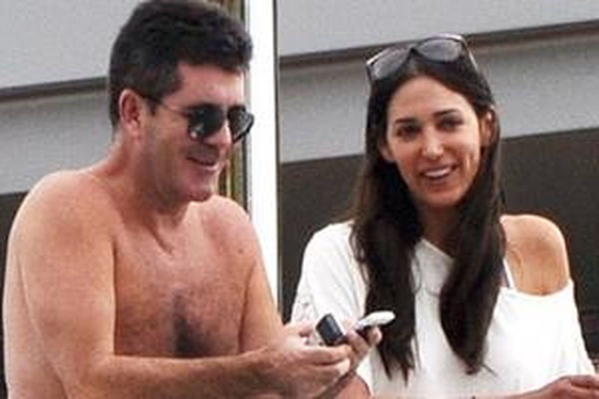 Simon Cowell dan Lauren Silverman