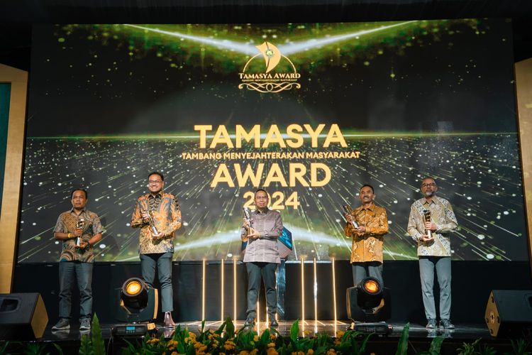 ANTAM meraih penghargaan di Tamasya Award 2024 atas kontribusi merencanakan dan mengimplementasikan program pemberdayaan masyarakat secara holistik.