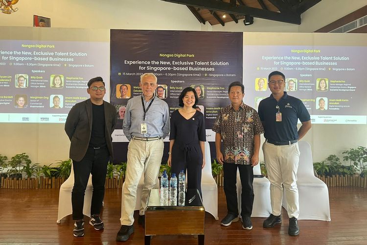 Sinarmas Land-Citramas Group dan Glints menerima kunjungan startup dan industri Singapura ke Nongsa Digital Park, Batam.