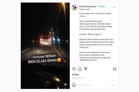 Mobil Pakai Lampu Rem Silau, Ada Ancaman Hukumannya