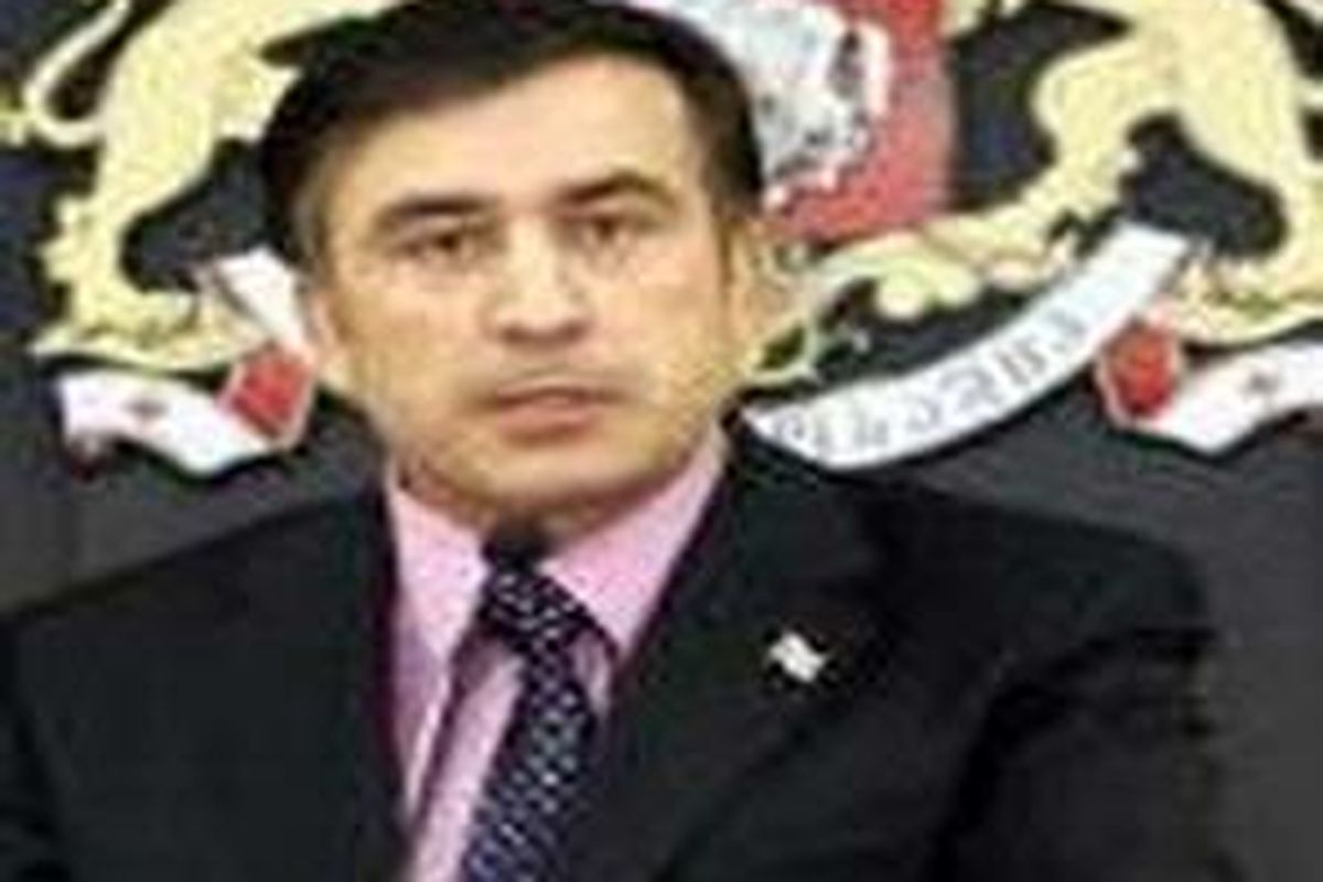 Presiden Georgia Mikheil Saakashvili