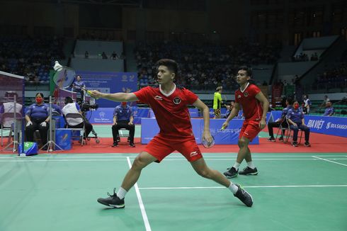 Hasil Badminton SEA Games 2021: Pramudya/Yeremia Tak Terkalahkan, Tiket Semifinal di Tangan