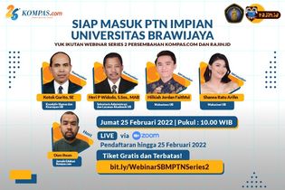 Yuk Ikut Webinar Gratis Kompas.com x Universitas Brawijaya Pagi Ini