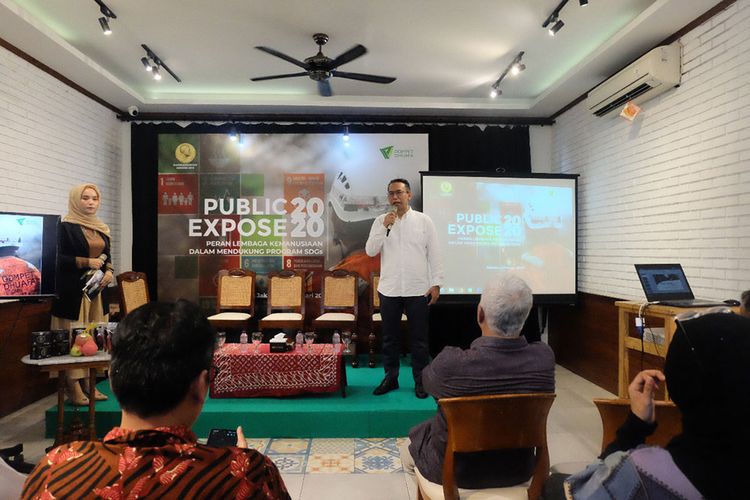 Penjabaran capaian Dompet Dhuafa selama 2019 di acara Public Expose