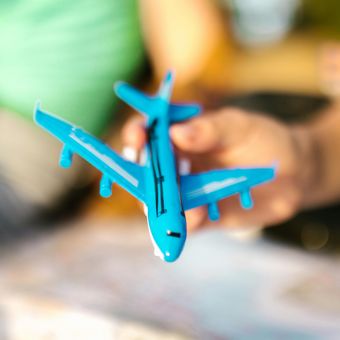 Ilustrasi pesawat, penerbangan.