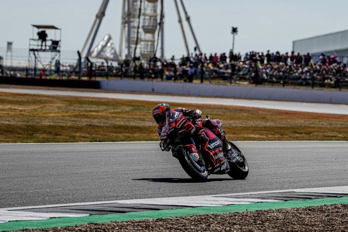 Francesco Bagnaia di MotoGP Inggris 2022