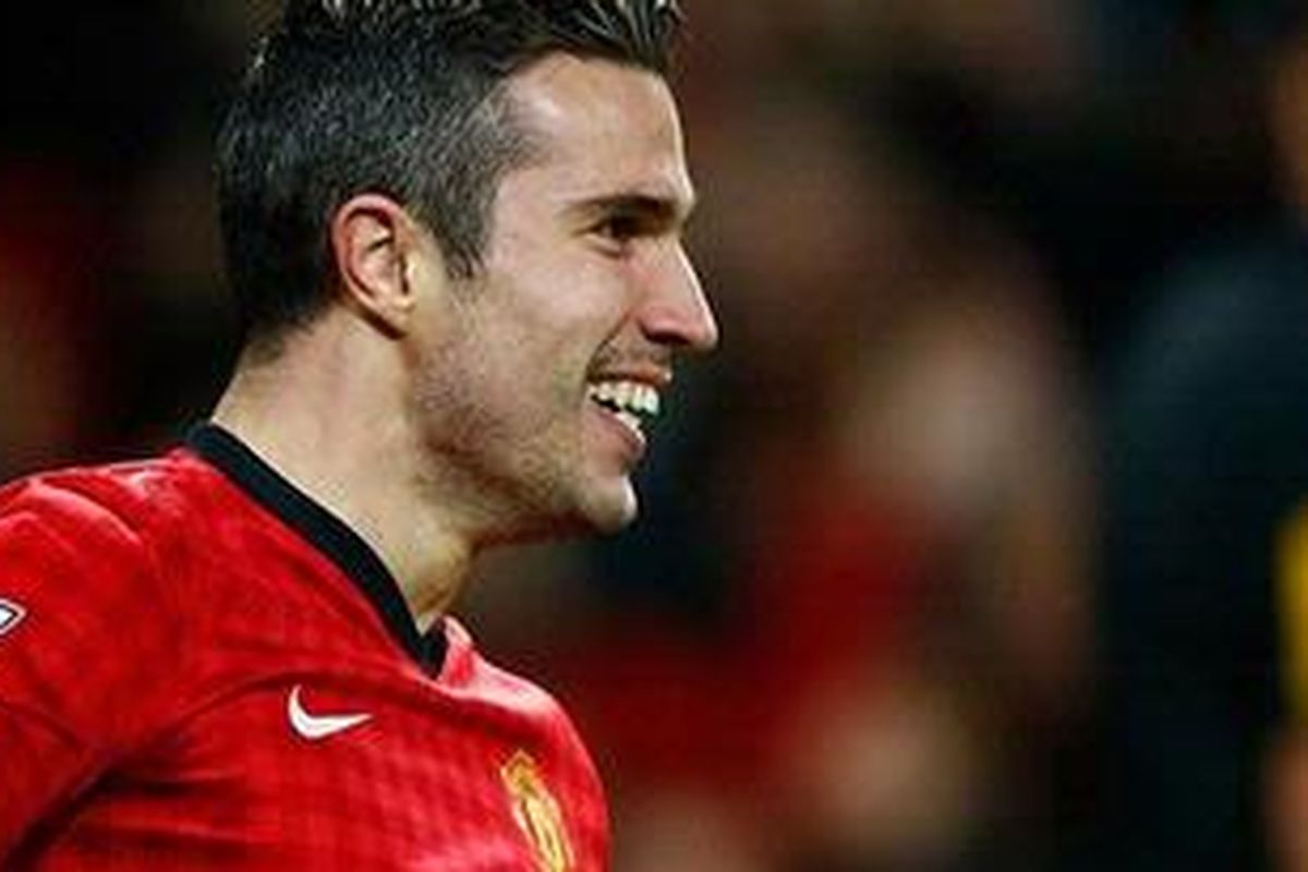 Striker Manchester United, Robin van Persie.