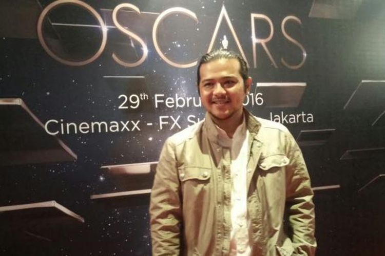 Ramon Y Tungka di karpet merah live screening Academy Awards 2016 di Cinemaxx, fX Lifestyle, Jakarta Selatan, Senin (29/2/2016)