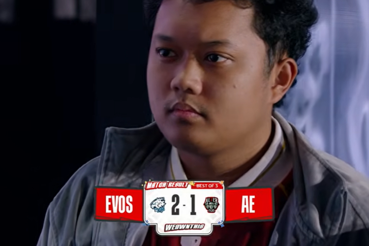 Evos menang atas Alter Ego dengan skor 2-1.