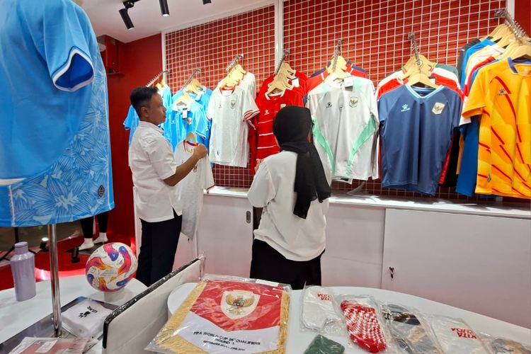 Jelang Final Indonesia Vs Thailand, Jersey Timnas Ramai Diburu Suporter