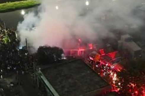 25 Rumah Tinggal di Grogol Dilalap Api, Kebakaran Diduga karena Kompor Gas