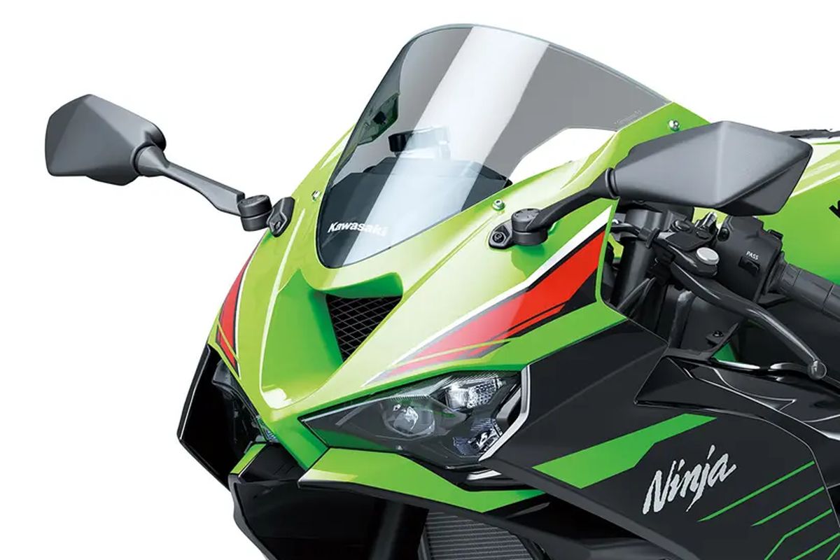 Kawasaki Ninja ZX-6R terbaru dengan ubahan desain muka yang lebih agresif