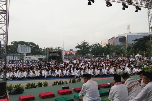 Hari Santri Nasional, Ribuan Santri Padati Lapangan Gasibu Bandung