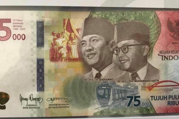 Uang edisi khusus Peringatan Kemerdekaan 75 Tahun Republik Indonesia

