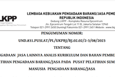 LKPP Buka Lowongan Kerja untuk Lulusan S1, Simak Posisi dan Syaratnya