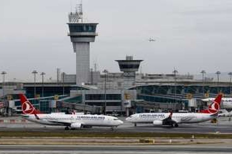 Bandara internasional Ataturk, Istanbul.