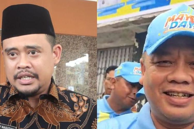 Kiri: Bobby Nasution, kanan: Benny Sinomba Siregar.