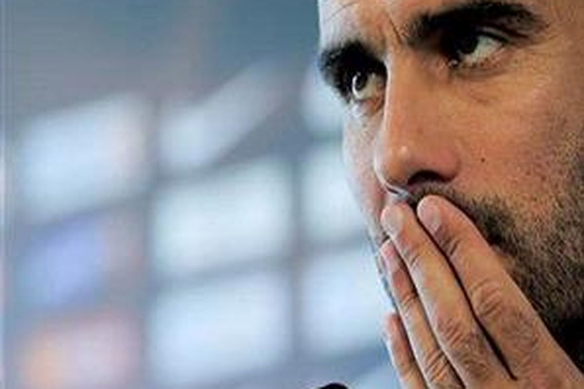Pelatih Barcelona, Pep Guardiola.