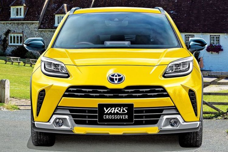 Ilustrasi SUV baru berbasis Toyota Yaris