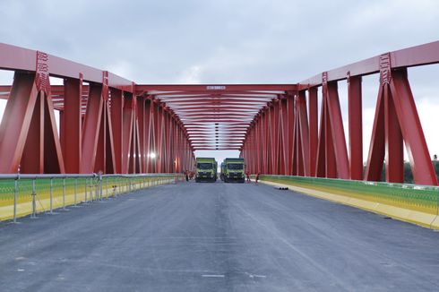 Jembatan Baja Terpanjang di JTTS Selesai Diuji, Siap Tersambung Tol Binjai-Pangkalan Brandan