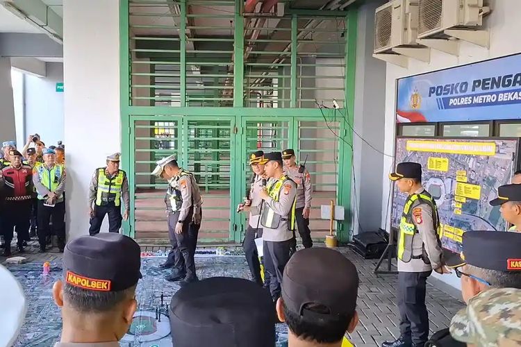 “Jangan Ada yang Petantang-petenteng”, Pesan Kapolres Bekasi Kota ke Polisi Pengawal Persija Vs Arema