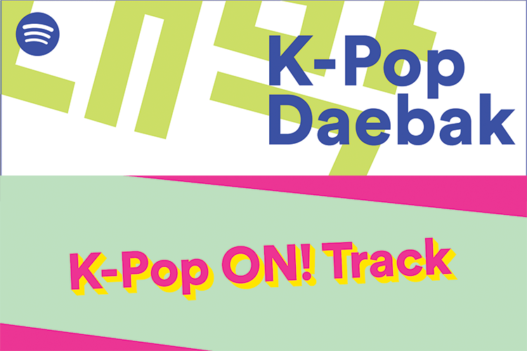 K-pop ON! Track diluncurkan oleh Spotify sebagai laman khusus untuk penggemar K-pop (KOMPAS.com/Caroline Saskia)