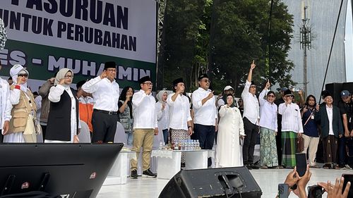 H-1 Sebelum Masa Kampanye Ditutup, Anies-Muhaimin Kampanye Akbar Bersama di Pasuruan