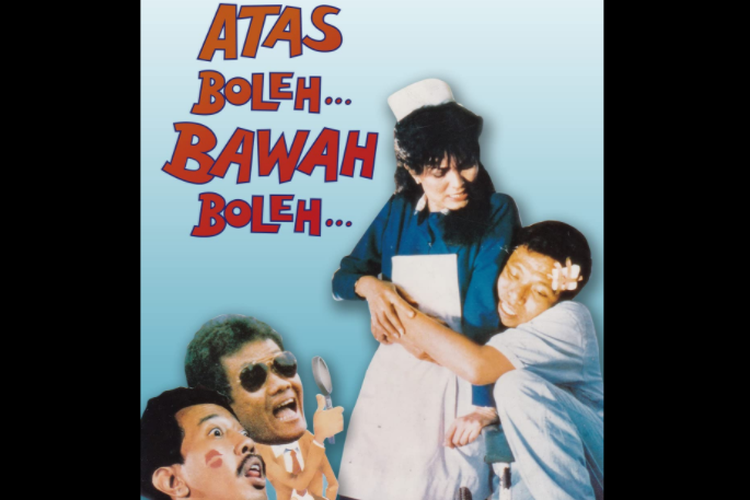 Poster film Atas Boleh Bawah Boleh.