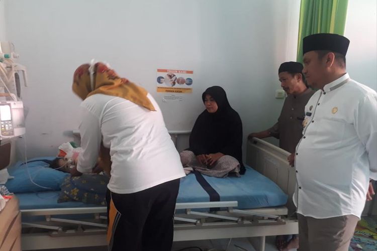 Lulu Fitriani (16) remaja yang menderita gizi buruk warga Desa Timampu, Kecamatan Towuti, Kabupaten Luwu Timur, meninggal dunia saat menjalani perawatan di Rumah Sakit Umum Daerah (RSUD) I Laga Ligo Wotu, Senin (15/07/19)