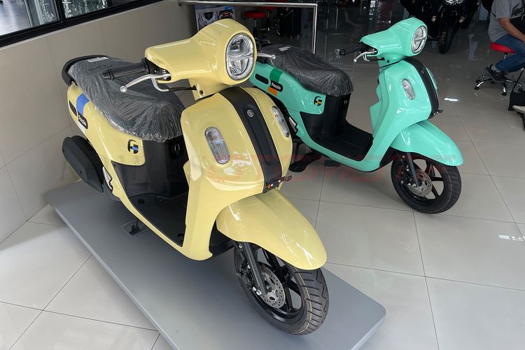 Yamaha Fazzio Warna Kuning dan Mint