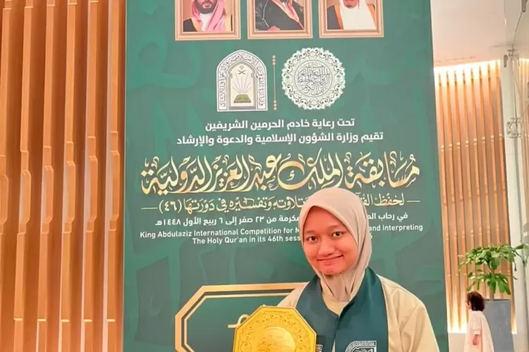 Fehima, Hafizah Jombang Raih Juara 5 MTQ Internasional Raja Abdul Aziz di Arab Saudi