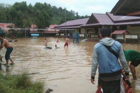 Dusun Tuhu Bengkayang Kalbar Dikepung Banjir, 38 Kepala Keluarga Terisolir