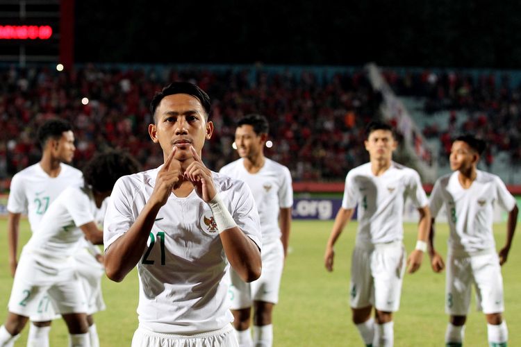 Pemain Persib Bandung yang bergabung dengan Timnas Indonesia, Beckham Putra Nugaraha.