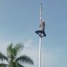 Kisah Saepuloh Panjat Tiang Bendera Perbaiki Tali yang Tersangkut Saat Upacara HUT RI