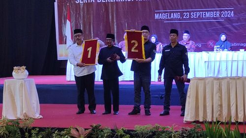 Pilkada Kabupaten Magelang, Sudaryanto-Trijaya Dapat Nomor Urut 1, Grengseng-Sahid 2