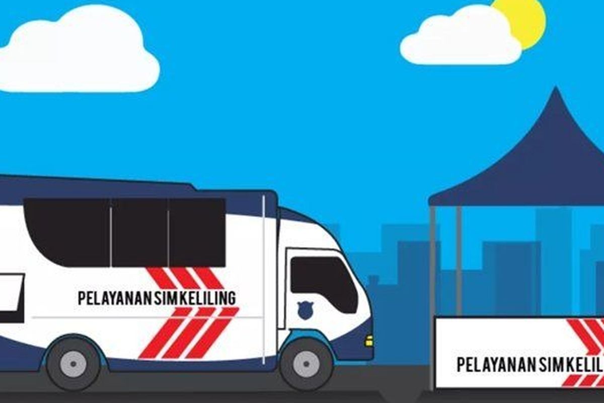 Ilustrasi Bus Sim Keliling 